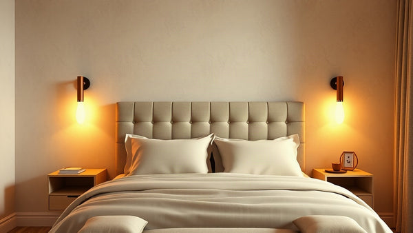 Modern bedroom with Wall Sconces 2026: The Mid-Century Modern & Scandinavian Trends Transforming UK Homes This Autumn.