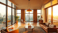 Modern living room with Danish pendant lights for The Complete Guide to Danish Pendant Lights for Summer Renovations.
