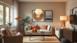Modern living room showcasing Property Staging Lighting: Transform Your Home with Modern Design Trends including warm lamp accents