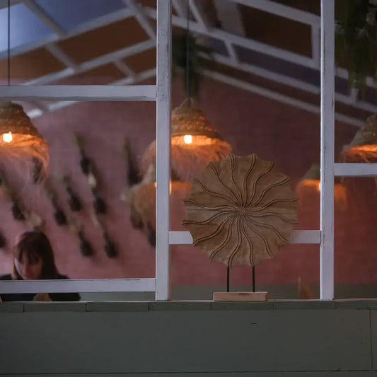 Elegant Rattan and Plexiglass Ceiling Lights for Stylish Spaces