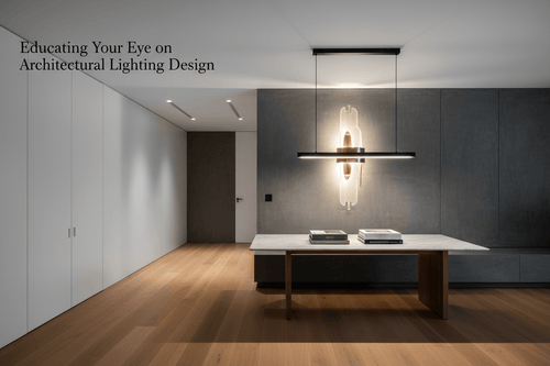 Interior view featuring modern lighting, showcasing Educating Your Eye on Architectural Lighting Design.