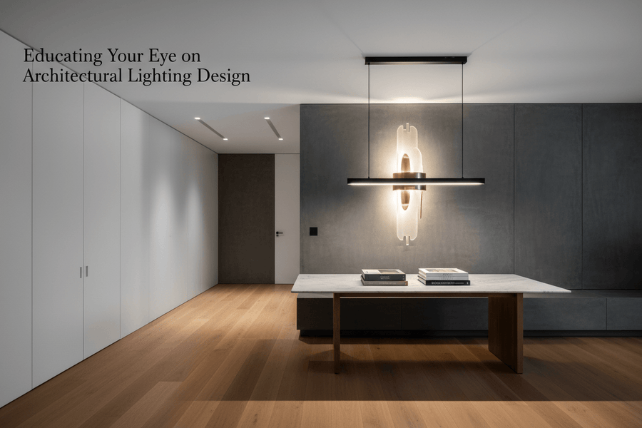 Interior view featuring modern lighting, showcasing Educating Your Eye on Architectural Lighting Design.