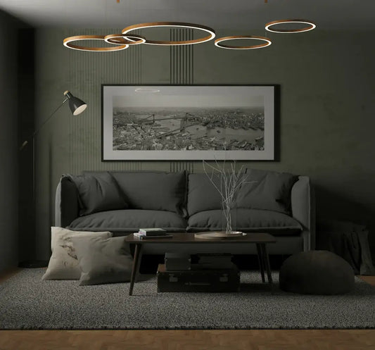 What types of modern lighting are best for small spaces