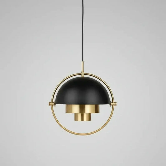 Modern pendant light in brass and black, showcasing Trends in Lighting: Brass vs Black vs Chrome — What Designers Are Choosing in 2026/2027.