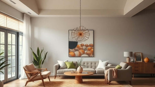 Mid Century Modern Lighting Trends 2026: Transform Your Home This Summer with elegant fixtures in a sunny living room setting.