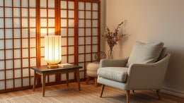 Rice Paper Table Lamps: Soft Lighting for Summer Interiors