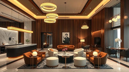 Modern hotel lobby showcasing Lighting for Architects: 2026 Design Trends and Specification Guide with Scandinavian minimalism.