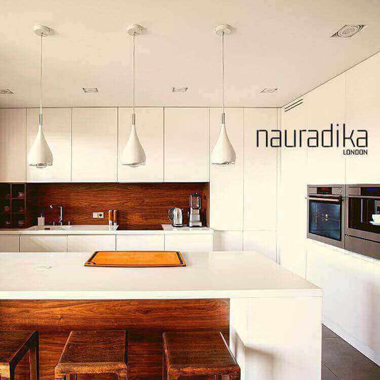 Modern kitchen with elegant pendant lights, showcasing Kitchen Island Lighting: A Comprehensive Guide to Illuminating Your Kitchen Space.