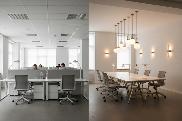 Design Flaws in Modern Offices and Their Innovative Lighting Solutions
