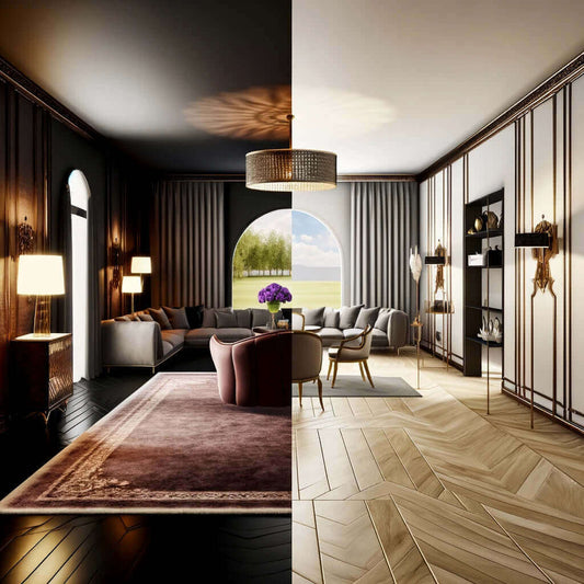The Great Debate: Dark vs. Light Themes in Interior Design