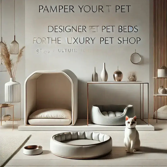 Pamper Your Pet: Designer Pet Beds and Chic Cat Bowls for a Stylish Home
