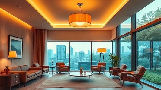 Modern hotel lobby featuring contemporary lighting for Hotel Lighting Specification Guide: Selecting Fixtures for Hospitality Interiors in 2026.