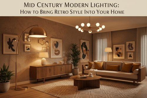 Mid Century Modern Lighting: How to Bring Retro Style Into Your Home