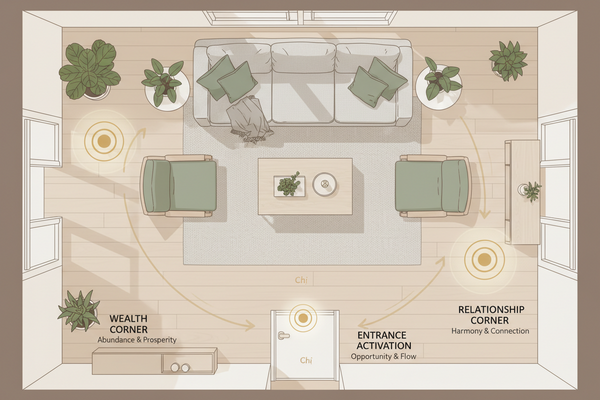 Feng Shui Floor Lamp Placement Guide