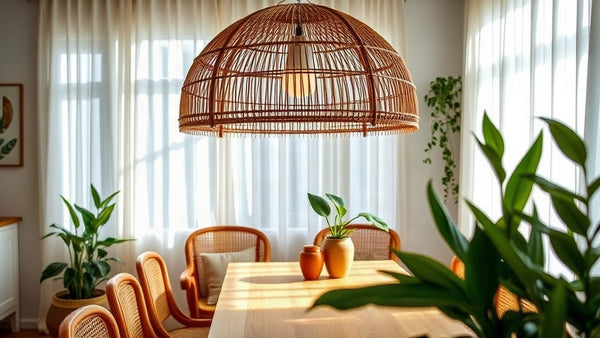 Dining room with Rattan Pendant Lights in 2026: Are They Still Worth Specifying?