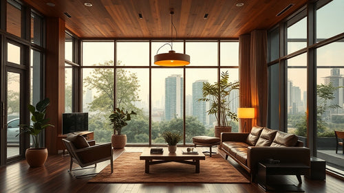The Complete Buyer's Guide to Mid-Century Modern Lighting for Your 2026 Home Renovation - stylish living room interior design