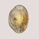 Art Deco Flower Wall Light featuring a luxurious design with intricate glass details and warm ambient glow.