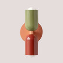 Classic Midcentury Modern Wall Lamp (10x25cm) featuring colorful shades and unique design for stylish illumination.