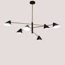 Cone Shaped Classic 50s Pendant Light in a stylish black and gold design, perfect for modern home decor.