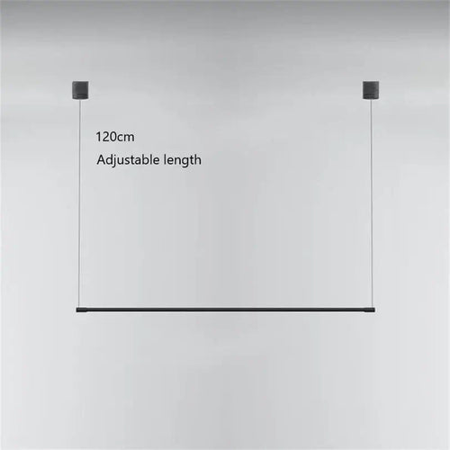 Super Simple Linear Lighting with adjustable length of 120cm, showcasing modern Nordic design.