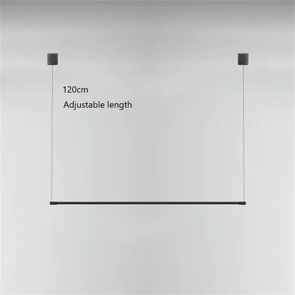 Super Simple Linear Lighting with adjustable length of 120cm, showcasing modern Nordic design.