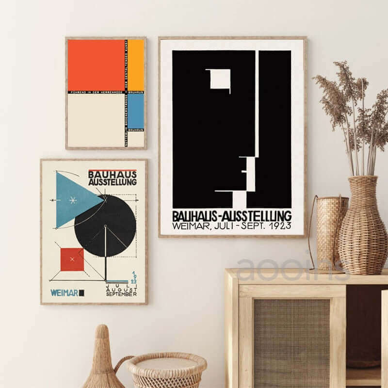 Posters, Prints, & Visual Artwork, Posters, Prints, & Visual Artwork, Posters, Prints, & Visual Artwork, Geometry & Primary Colours Mid-Century Modern Posters