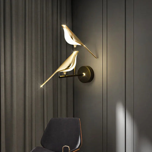 Magpie Wall Lamps Modern Wall Lights Minimalist Living Room TV Background Luxury Creative Bedroom Wall Lamp Hotel Bedside Light