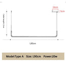 Modern Minimalist Kitchen Island Lighting - Black & Gold Options dimensions and specifications for Type A model.