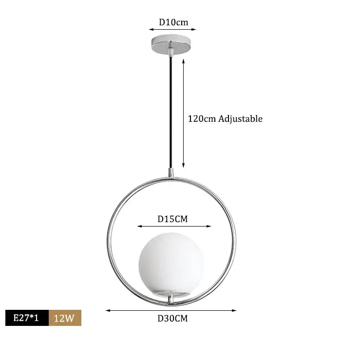 Elegant Danish Designer Pendant Light