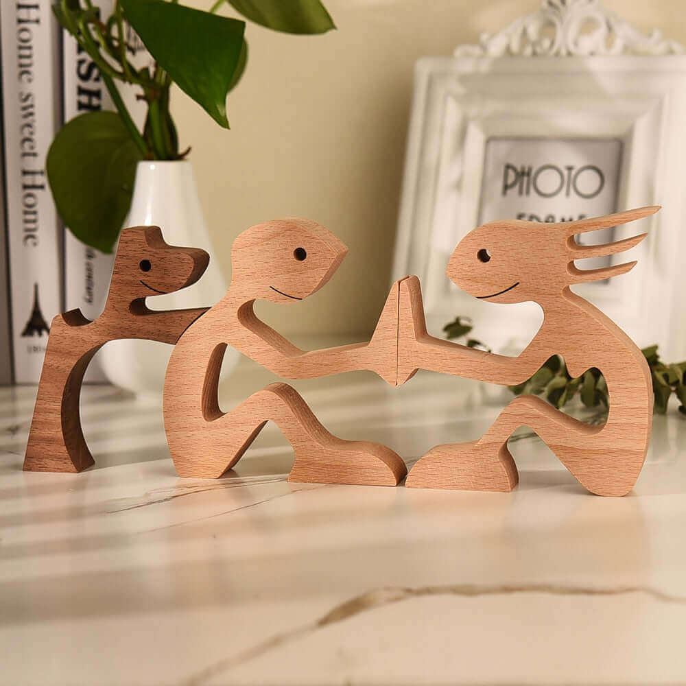 Danish Wooden Animals Ornaments