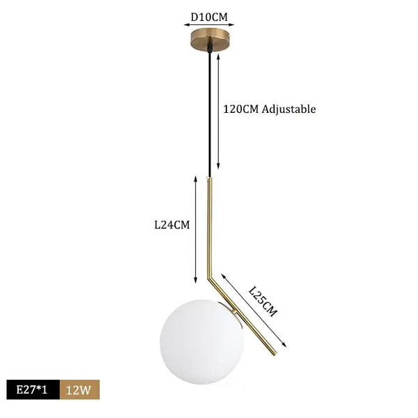 Danish Designer Pendant Light with adjustable design and elegant white lampshade. Perfect for modern home decor.