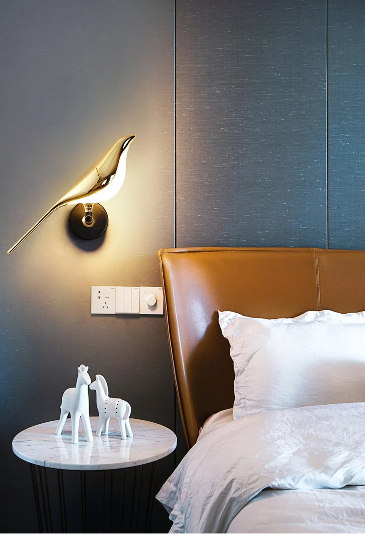 Magpie Wall Lamps Modern Wall Lights Minimalist Living Room TV Background Luxury Creative Bedroom Wall Lamp Hotel Bedside Light