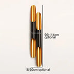 Nordic Glow Tubular Sconce: Chic & Versatile Light