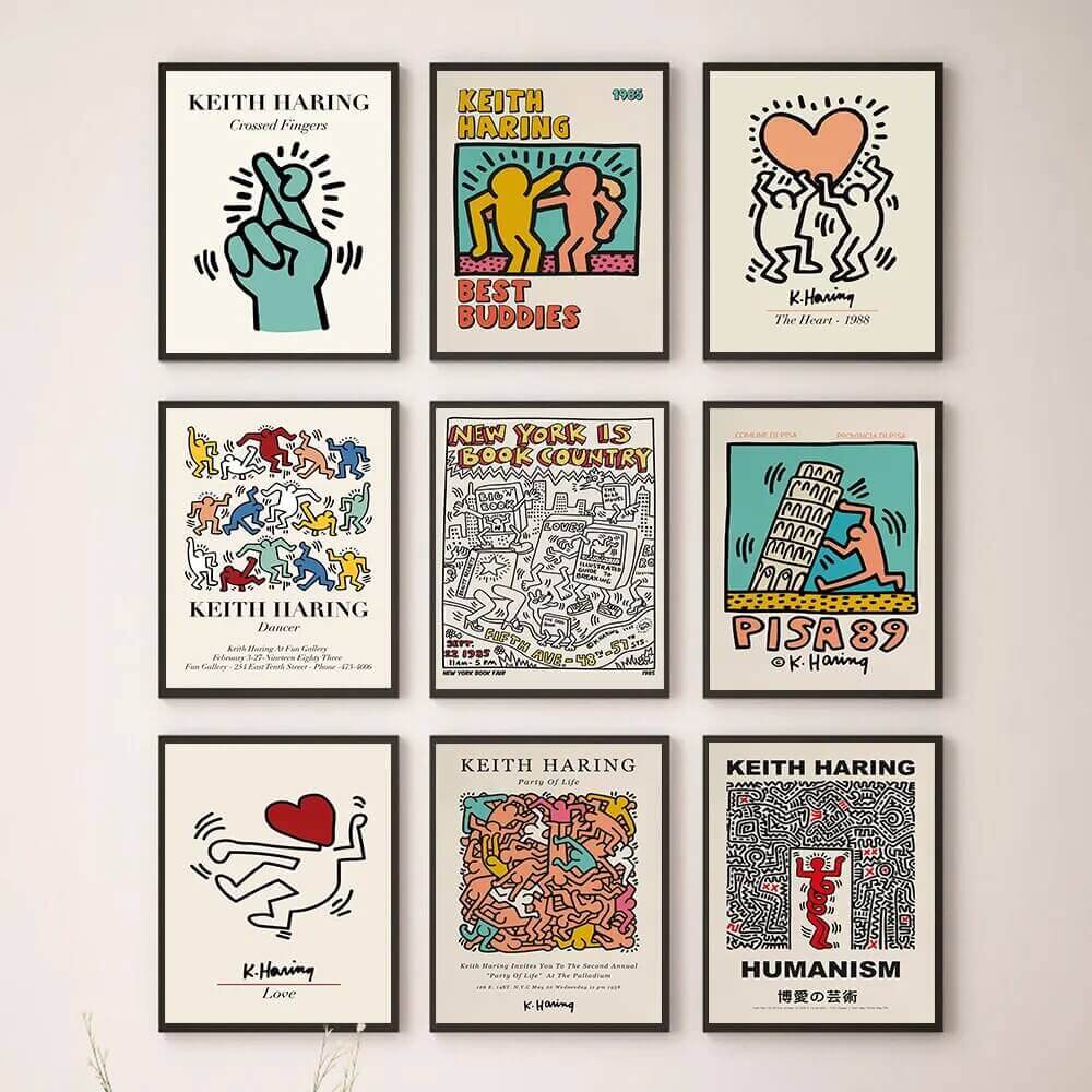 Posters, Prints, & Visual Artwork, Posters, Prints, & Visual Artwork, Posters, Prints, & Visual Artwork, Keith Haring Pride Posters