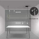 Modern Minimalist Kitchen Island Lighting - Black & Gold Options with adjustable cable length and sleek design