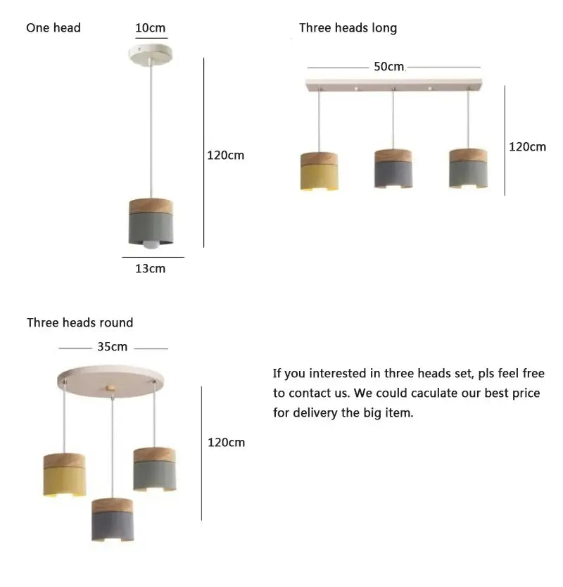 Simple Metal Danish Pendant Light - Nordic Design