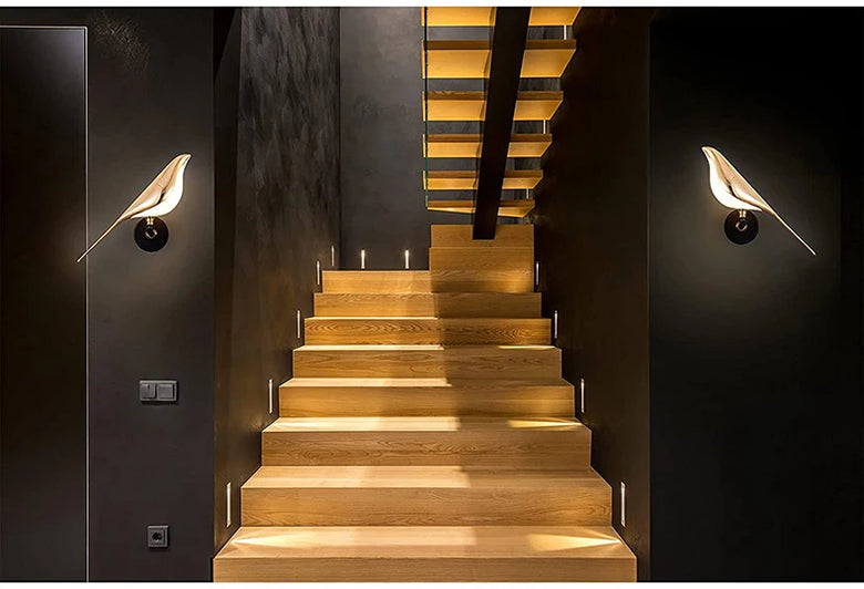 Magpie Wall Lamps Modern Wall Lights Minimalist Living Room TV Background Luxury Creative Bedroom Wall Lamp Hotel Bedside Light
