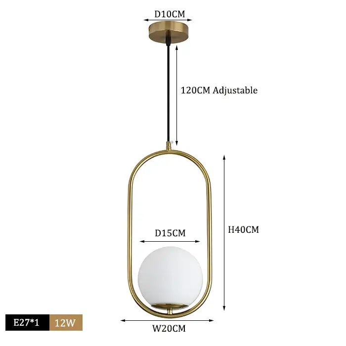 Elegant Danish Designer Pendant Light