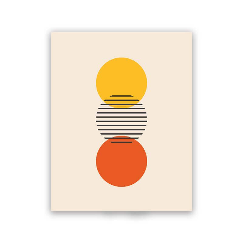 Posters, Prints, & Visual Artwork, Posters, Prints, & Visual Artwork, Posters, Prints, & Visual Artwork, Geometry & Primary Colours Mid-Century Modern Posters