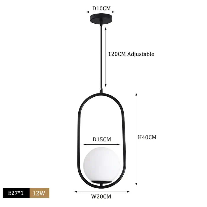 Elegant Danish Designer Pendant Light