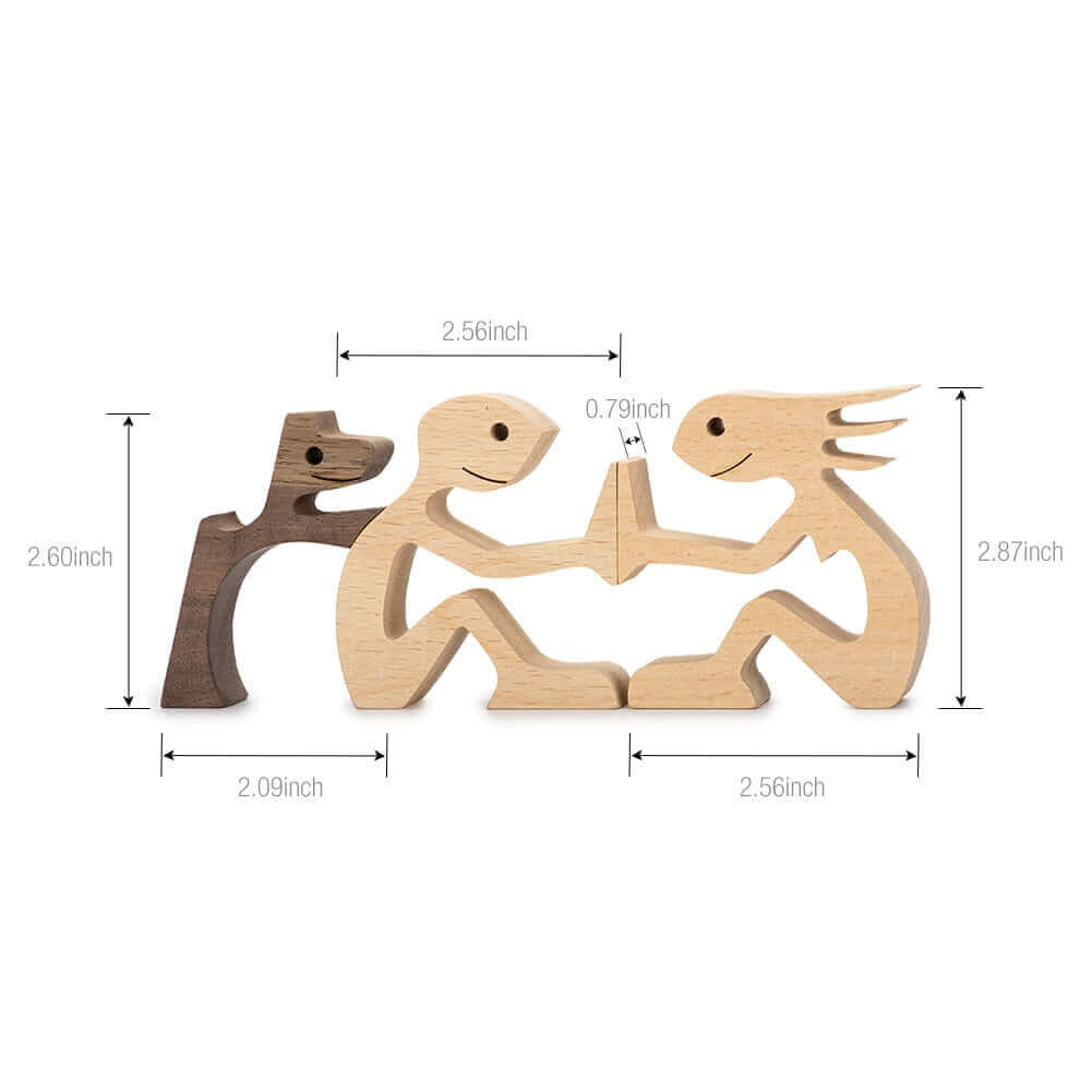 Danish Wooden Animals Ornaments