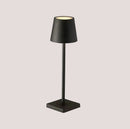 LED Rechargeable Modern Touch Desk Lamp with a sleek black design and touch control feature.