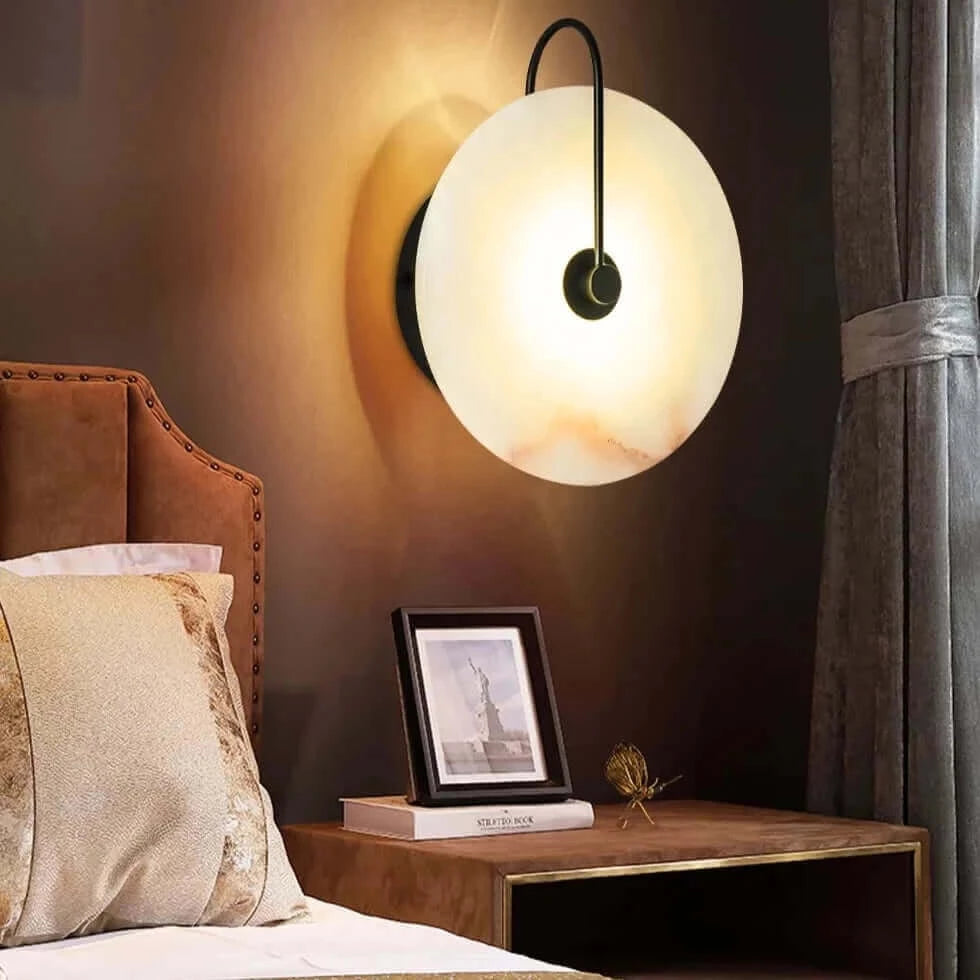 Luxurious Marble Lamp for Small Spaces