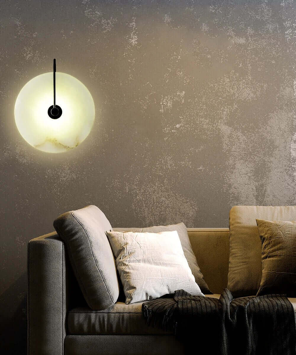 Luxurious Marble Lamp for Small Spaces
