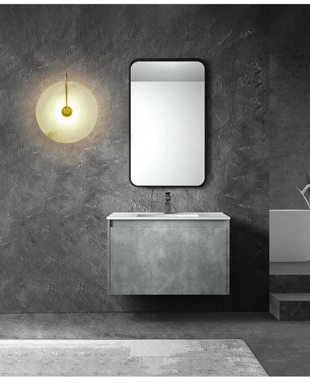 Luxurious Marble Lamp for Small Spaces