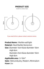 Luxurious Marble Lamp for Small Spaces