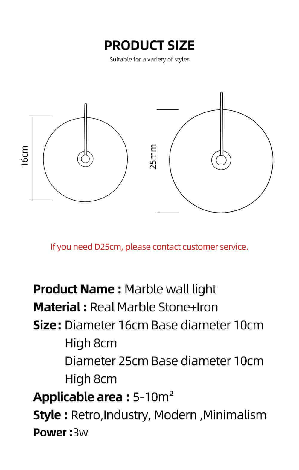 Luxurious Marble Lamp for Small Spaces