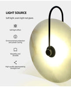 Luxurious Marble Lamp for Small Spaces