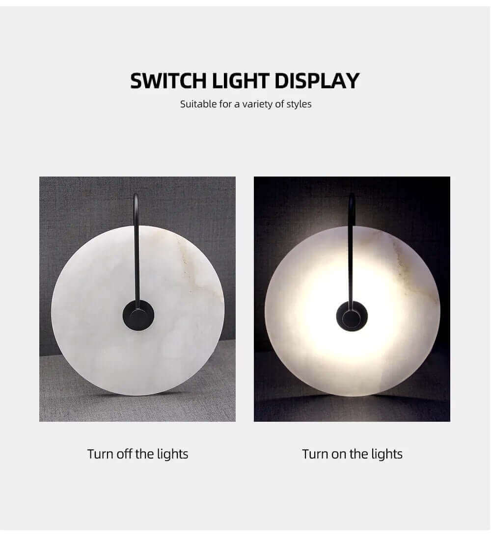 Luxurious Marble Lamp for Small Spaces