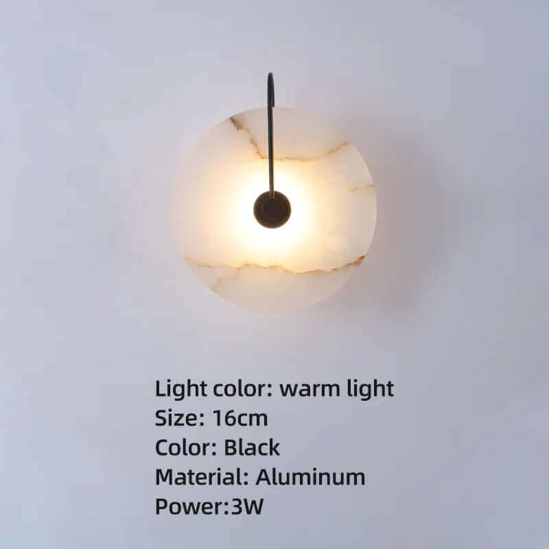 Luxurious Marble Lamp for Small Spaces